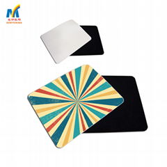 Custom Round Fabric and Ribbon Mousepads Blanks For Sublimation