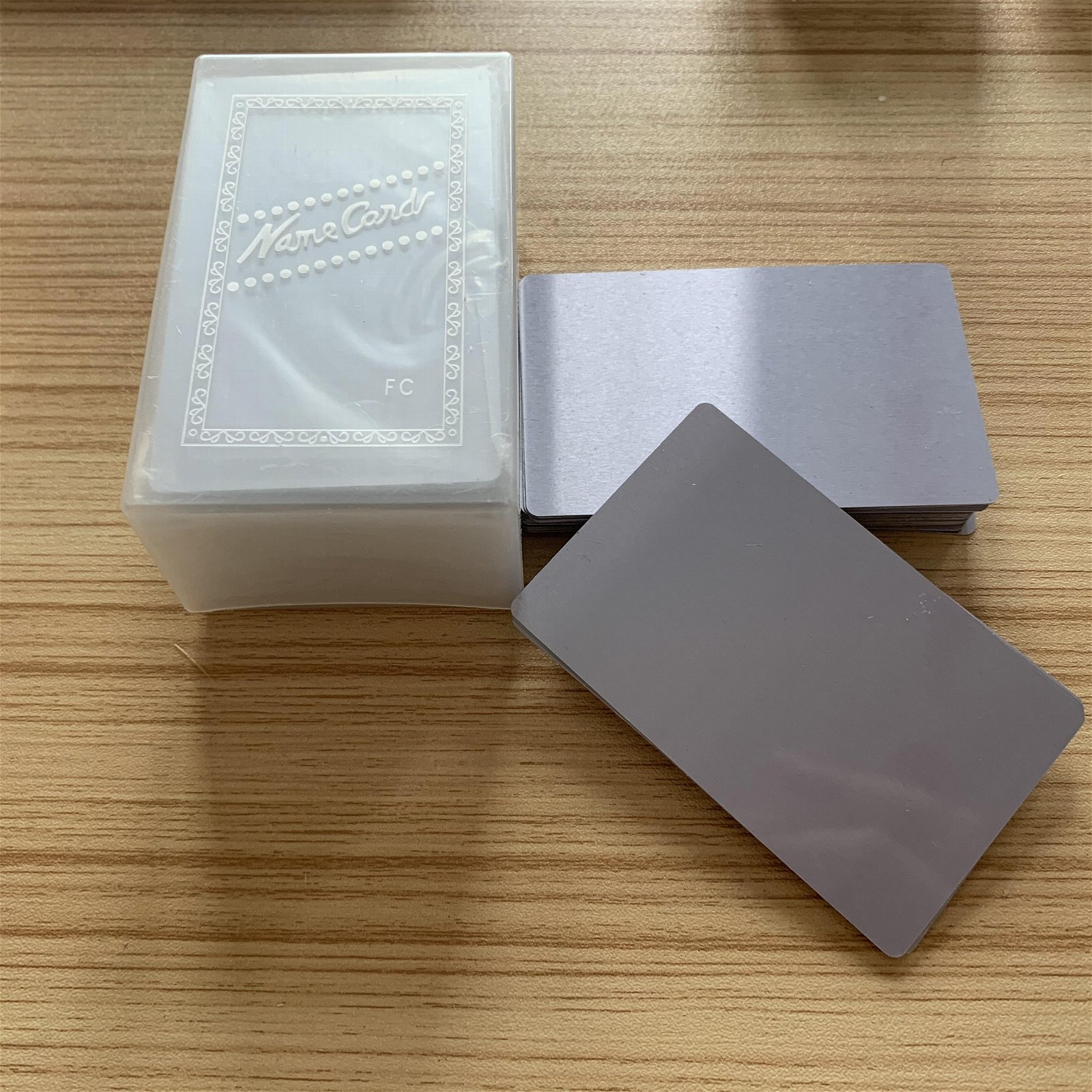 0.45mm Thick Sublimation Aluminum  Business Card 5