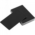 Black Laser Engraving Metal Business Card Blank Laser Cut Aluminum Cards 1