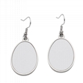 Wholesale Sublimation Metal Jewelry Blank Earring For Transfer Printing