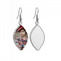 Wholesale Sublimation Metal Jewelry Blank Earring For Transfer Printing 2