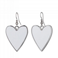 Sublimation  Blanks Metal Earring 1