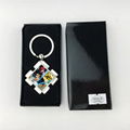 Wholesale SublImation Aluminum Key Chain With Black Box 2