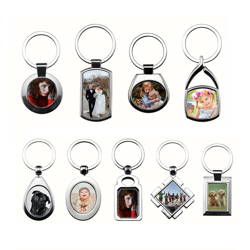 Wholesale SublImation Aluminum Key Chain With Black Box 3