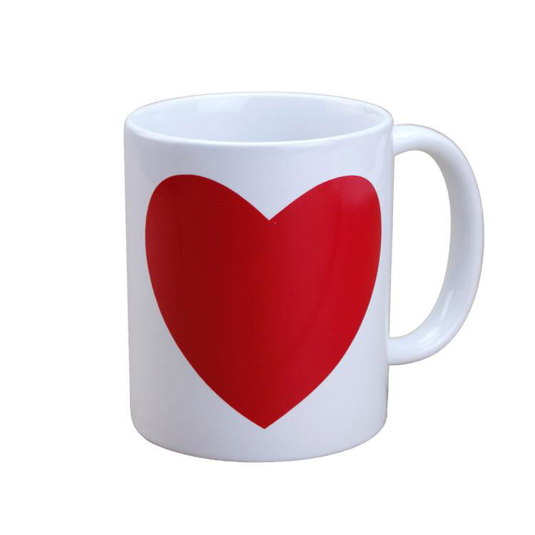 Sublimation Transfer Partial Change Color Ceramic Magic Mug