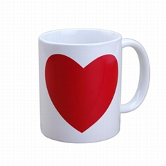 Sublimation Transfer Partial Change Color Ceramic Magic Mug