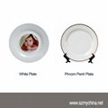 Wholesale Blanks Ceramic Photo Plate For Sublimation Transfer 3