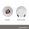 Wholesale Blanks Ceramic Photo Plate For Sublimation Transfer