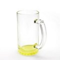 16OZ Colorful Frosted Beer Glass Sublimation Glass Beer Mugs For Bar