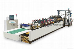 Three sides sealing bag making machine