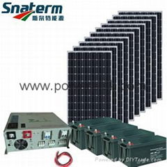 New design 5KW MPPT Complete off grid solar home power system