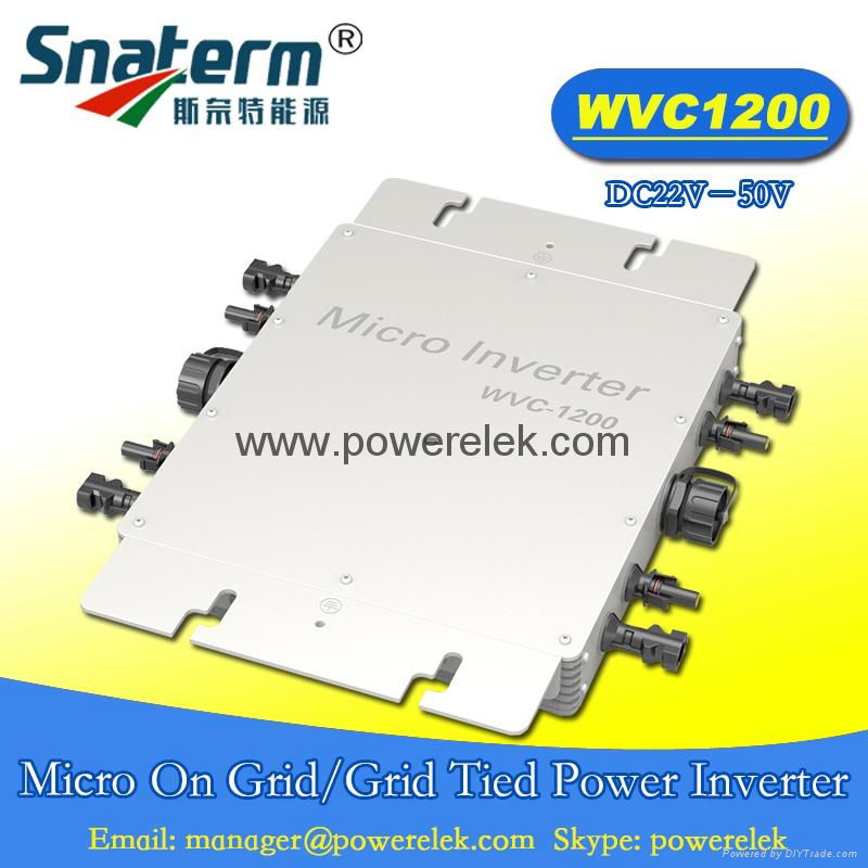 solar waterproof  Micro on grid power Inverter 1000W 1200W 