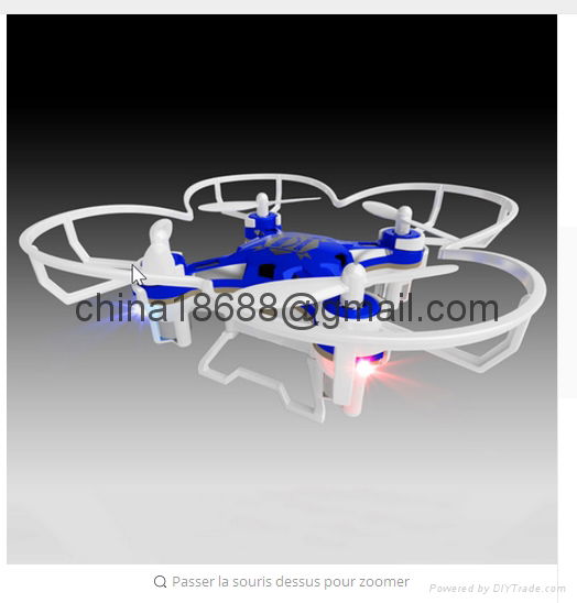  Fq777-124 Mini poche Drone 4CH 6 axe Gyro Quadcopter avec commutable contr?leur 4