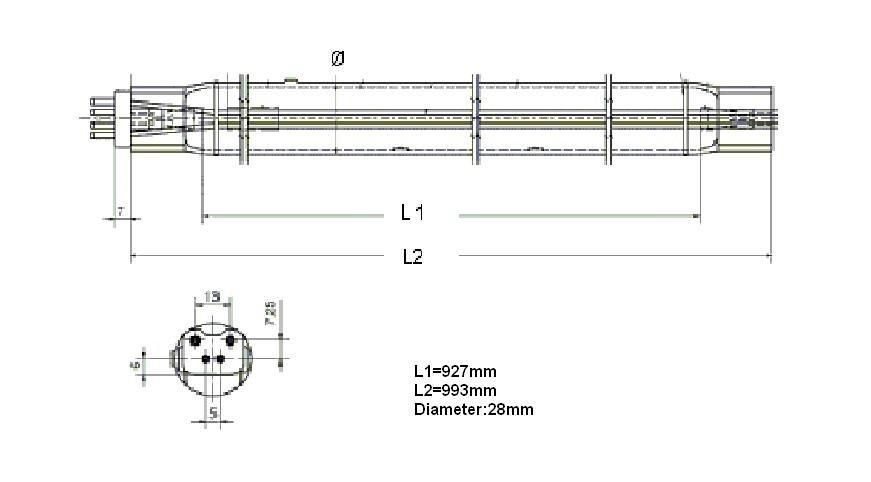 NNI270/100XL Hanovia amalgam lamp replacement  2