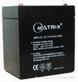 security  battery 12V 4AH