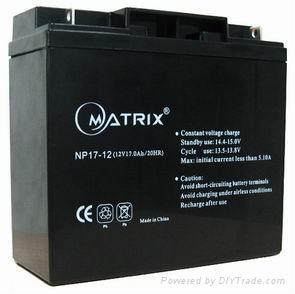 SLA battery 12V 17AH