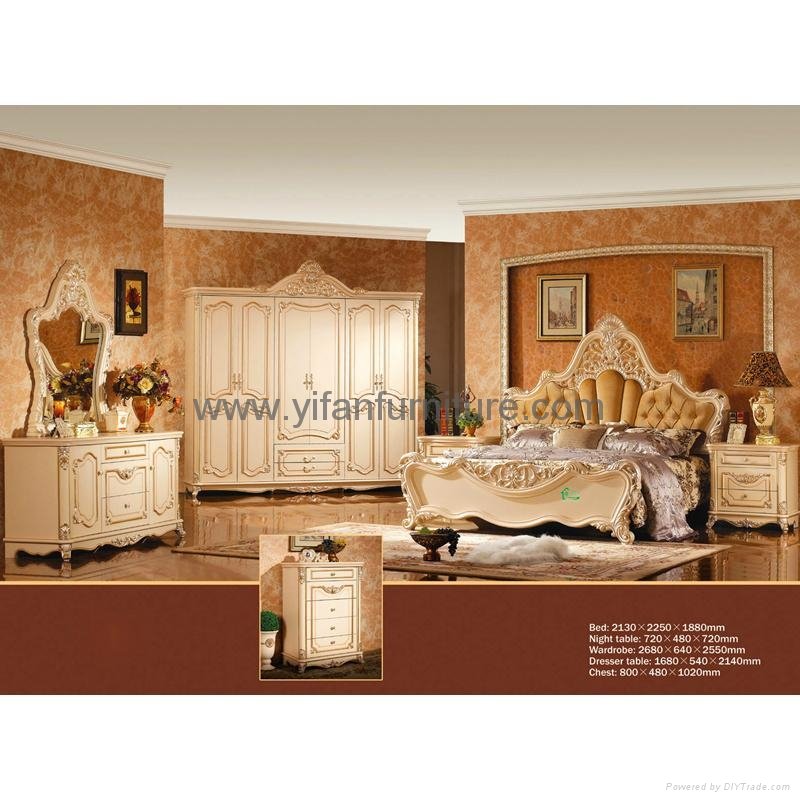 Bed for Classic Bedroom Furniture (W811B) 2