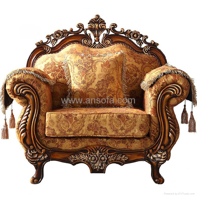 Wood Sofa Set for Living Room Furniture  4