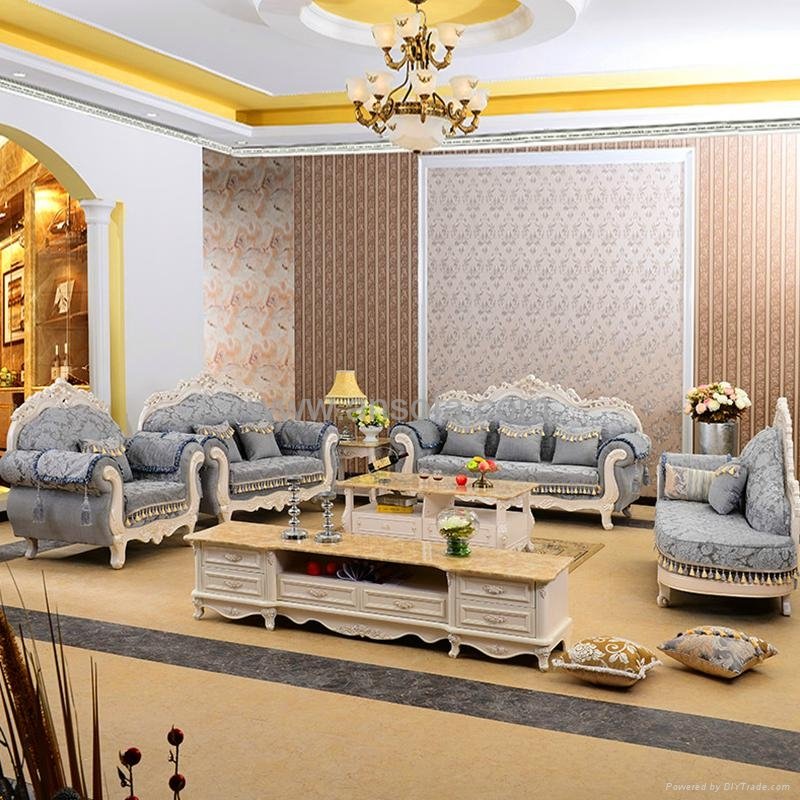 Wood Sofa Set for Living Room Furniture 