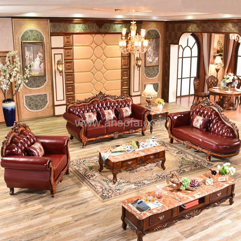 619 Leather Sofa Set for Home Furniture 4