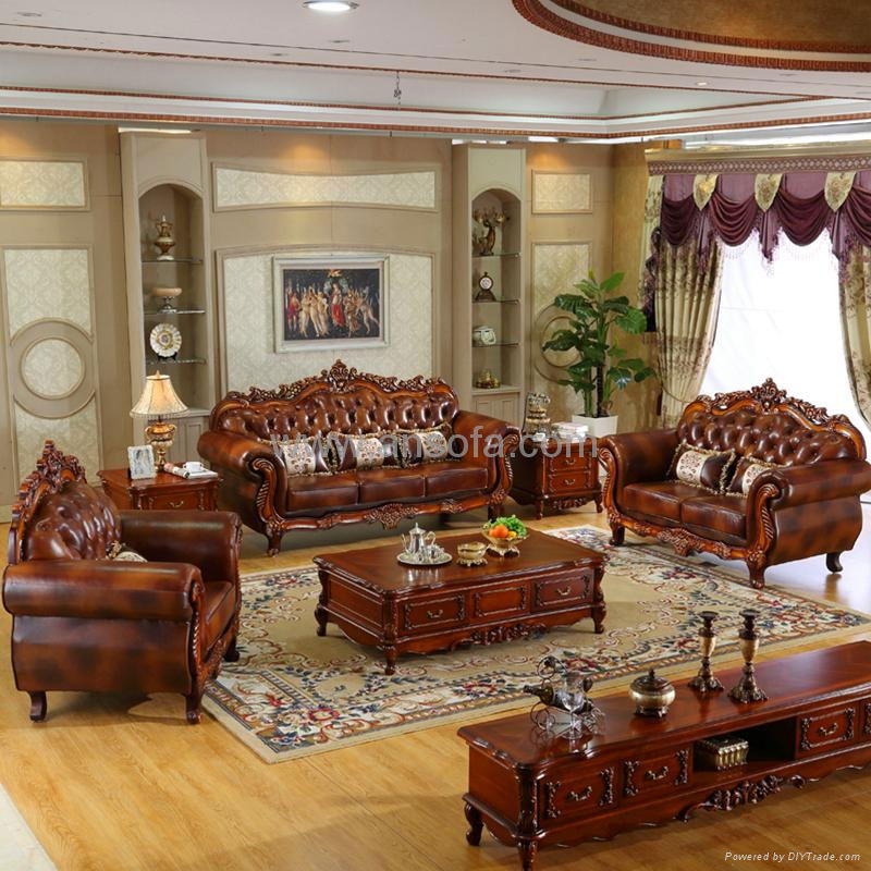 619 Leather Sofa Set for Home Furniture