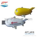 Plastic plane shape USB Stick