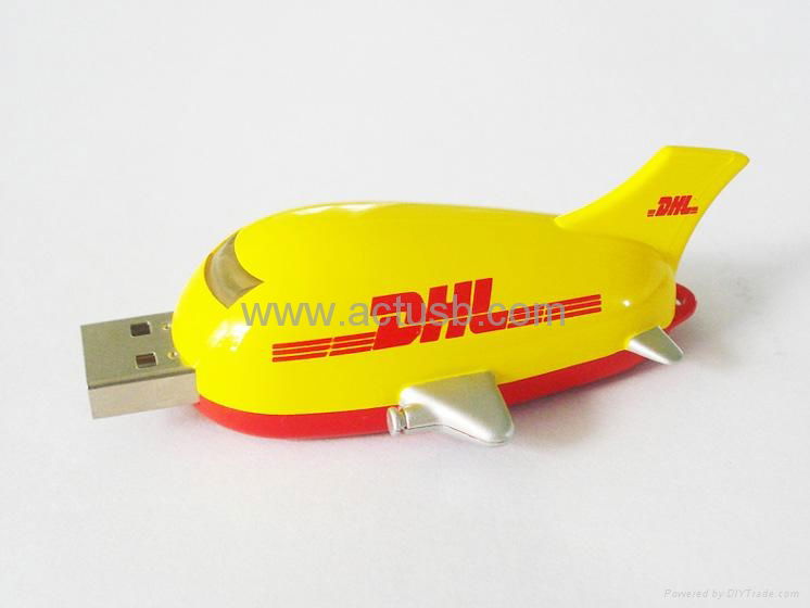 Plastic plane shape USB Stick 2