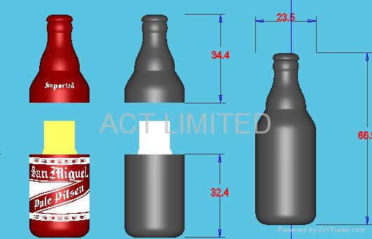 Bottle shape USB Flash Disk 2