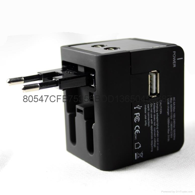 EEC-148U 全球通用旅遊轉換插座 萬能轉換插座 USB轉換充電器 3