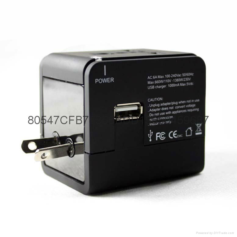 EEC-148 World Travel USB Adapter  Travel adapter manufacturer 5