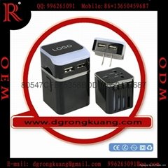 EEC-05 全球通用转换插座 万能转换插座 USB转换插座
