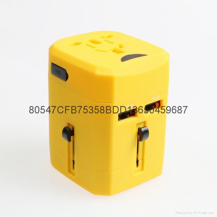 EEC-163F 全球通用轉換插座 USB萬能充電器  2