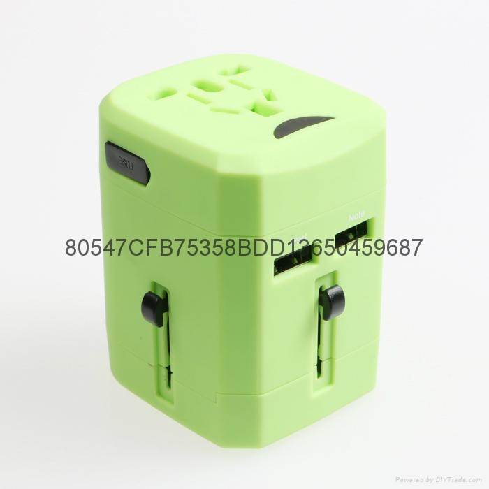 EEC-163F 全球通用轉換插座 USB萬能充電器  4