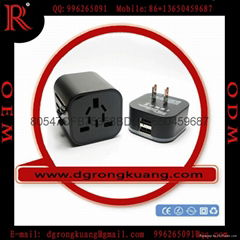 EEC-302 全球通用转换插座 USB转换充电器