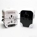 EEC-303 全球通用旅遊轉換插座 USB轉換插座充電器 4