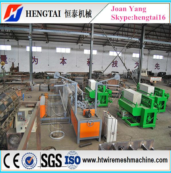 Automatic Chain Link Fence Diamond Wire Mesh Machine 3