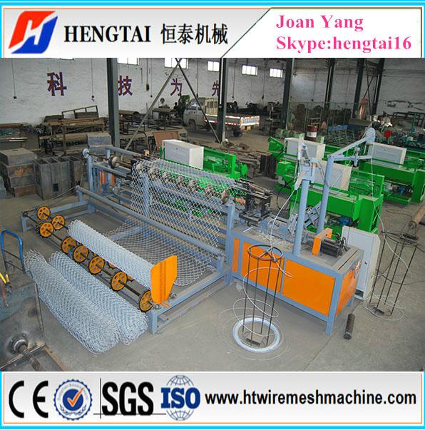 Automatic Chain Link Fence Diamond Wire Mesh Machine 2