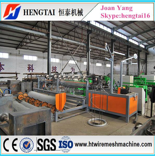 Automatic Chain Link Fence Diamond Wire Mesh Machine 5