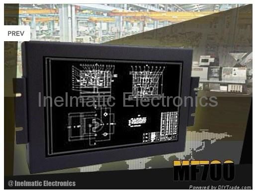 7" Metal Frame Sunlight Readable Transflective monitors 2