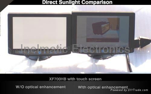 7" Sunlight Readable Vehicle Monitor with Led Backlight 4