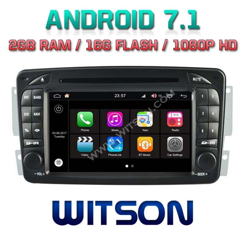 Android 7.1 Car DVD Player With GPS for MERCEDES-BENZ C CLASS W203 (W2-Q171)