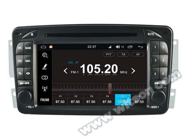 Android 7.1 Car DVD Player With GPS for MERCEDES-BENZ C CLASS W203 (W2-Q171) 4