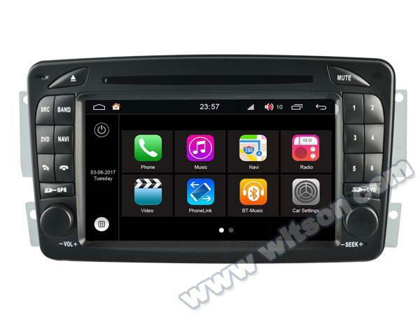 Android 7.1 Car DVD Player With GPS for MERCEDES-BENZ C CLASS W203 (W2-Q171) 5