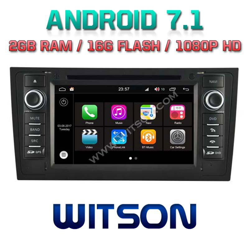 Android 7.1 Car DVD Player With GPS for For AUDI A6 (W2-Q102)