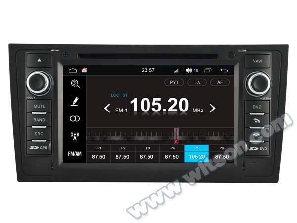 Android 7.1 Car DVD Player With GPS for For AUDI A6 (W2-Q102) 2