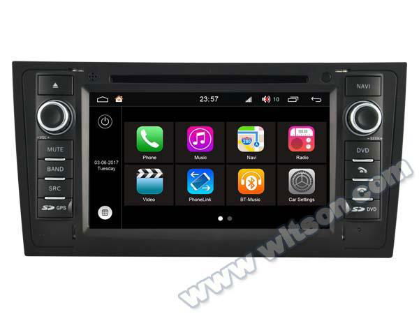 Android 7.1 Car DVD Player With GPS for For AUDI A6 (W2-Q102) 3