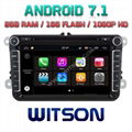 Android 7.1 Car DVD Player With GPS for