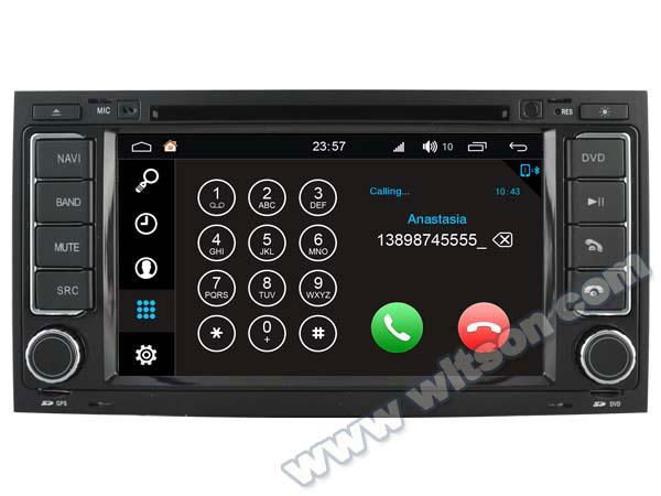 Android 7.1 Car DVD Player With GPS for VW Touareg (2003-2010) (W2-Q042) 2