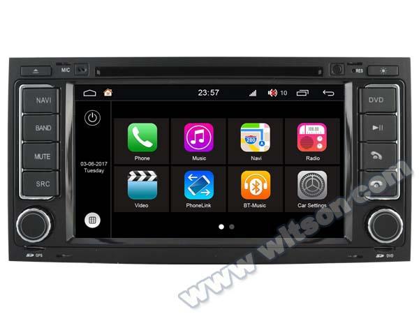 Android 7.1 Car DVD Player With GPS for VW Touareg (2003-2010) (W2-Q042) 5