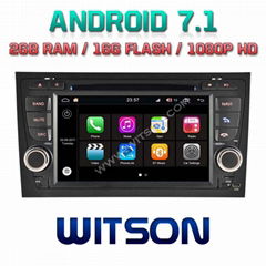 Android 7.1 Car DVD Player With GPS for ForAUDI A4/S4/RS4 (W2-Q050)